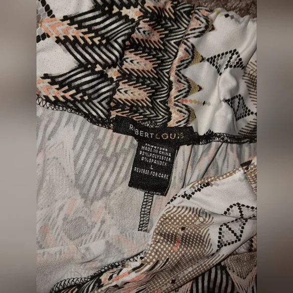 Robert Louis Multicolor Geometric Pants - Picture 2 of 5